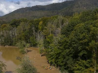 Historic Surge In Nolichucky River During Hurricane Helene