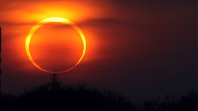 Watch live: A 'ring of fire' solar eclipse has begun over Easter Island