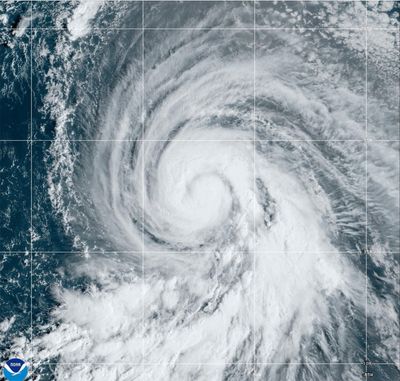 Hurricane Kirk strengthens into a Category 3 storm in the Atlantic