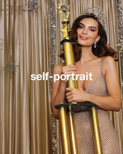 Emily Ratajkowski Is Crowned Miss Self-Portrait in a Brand New Advertising Campaign