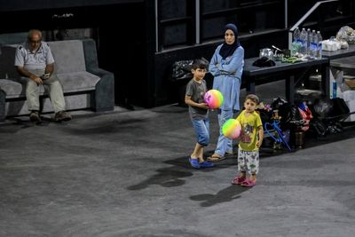 Party Over: Displaced Families Shelter In Beirut Nightclub