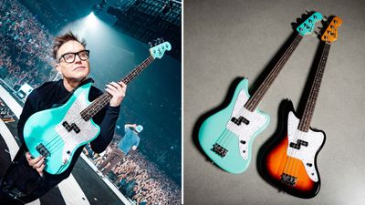 “He’s enabled fans to achieve the iconic blink-182 tone they've always dreamed of”: Mark Hoppus combines Jaguar, Precision and Jazz Bass parts on his new Fender signature model – including unique reverse-mounted pickups