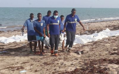 Dozens of migrants still missing off Djibouti's coast after smugglers forced them out of boats