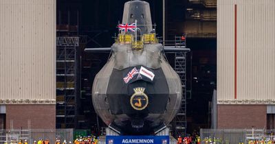 'Advanced hunter-killer' submarine which will be based in Scotland launches