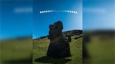 'Ring of fire' solar eclipse blazes over Easter Island in incredible new image