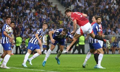 Harry Maguire rescues point for 10-man Manchester United after Porto pain