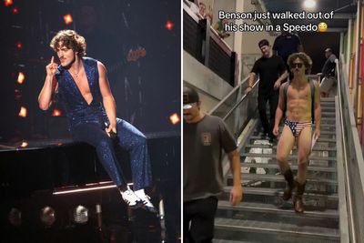 “Using His Body For Promo”: Singer Benson Boone Leaves Concert In A Speedo, Sparks Outrage