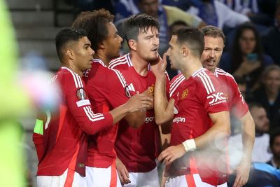 Harry Maguire salvages a Europa League point for 10-man Manchester United