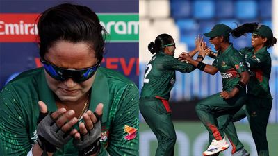 'Pure Emotion': Captain Nigar Sultana in tears as Bangladesh women's team celebrates long-awaited T20 World Cup victory - Watch