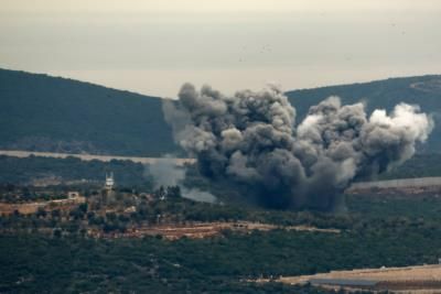 Israeli Airstrike Halts Traffic At Lebanon-Syria Border Crossing