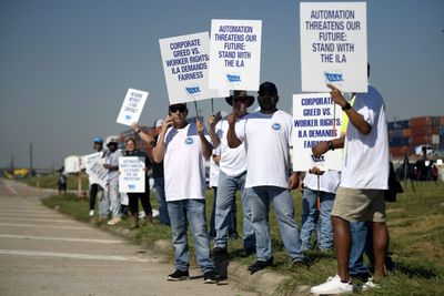 The dockworkers’ strike ends for now, but the fight over automating jobs continues