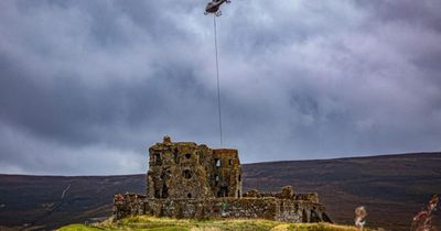 Conservation work begins on one of Scotland's most remote castles