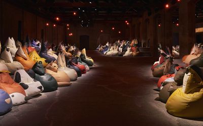 The breathtaking runway sets of S/S 2025, from beanbag animals to a twisted living room