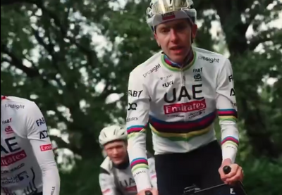 Tadej Pogačar reveals new rainbow jersey as he prepares to debut as World Champion in Italy