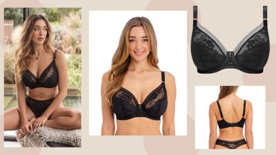 Fantasie Fusion Lace Padded Plunge Bra Review: "A comfortable bra that supports your bust and creates a great cleavage"