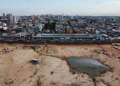 Drought has dried an Amazon River tributary to its lowest level in 122 years