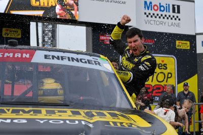 Grant Enfinger secures title shot with NASCAR Truck win at Talladega