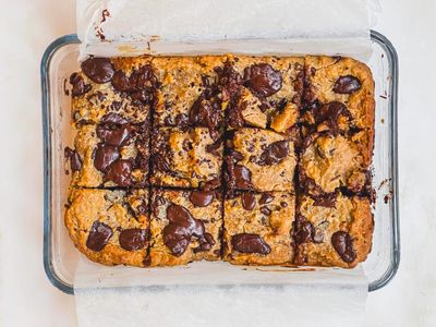 How to turn excess cooked beans into blondies – recipe