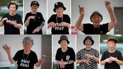 AP PHOTOS: In their 80s, these South Korean women learned reading and rap