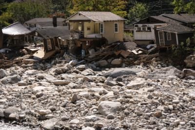 Chimney Rock Village Devastated By Hurricane Helene