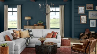 Sherwin-Williams' October Color of the Month is a perfectly balanced green-toned dark blue – as a color editor tired of bland shades, here's why I love it