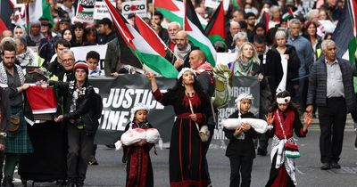 Thousands attend pro-Palestine demonstration in Edinburgh