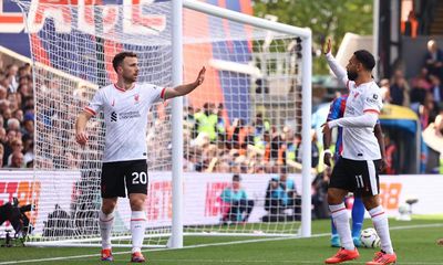 Liverpool occupy Crystal Palace’s turf like a team of peacekeepers