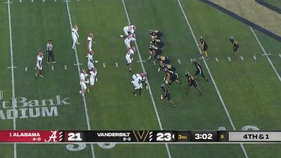 Vanderbilt, Hunting an Upset, Shocks Alabama With Fourth-Down Touchdown Heave