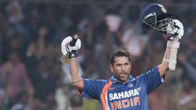 When Sachin Tendulkar became the first batsman to score a double hundred in ODIs