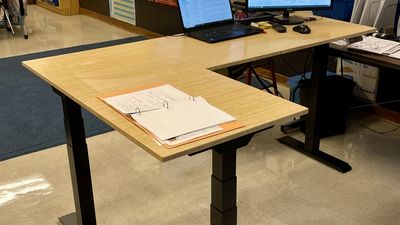 FlexiSpot E7L Pro L-shaped standing desk review