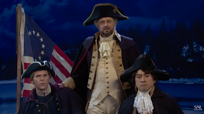 SNL’s Nate Bargatze delivers part two of ‘Washington’s Dream’ which fans hailed as ‘best skit in years’