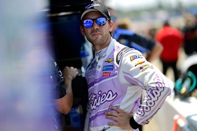 Playoff trouble: Daniel Suarez wrecks early after Talladega penalty