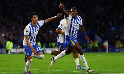 Danny Welbeck caps dramatic Brighton comeback as Tottenham fall apart