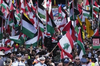 Global Demonstrations And Memorials Mark Anniversary Of Hamas Attacks