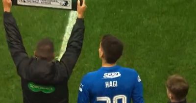 Watch as Ianis Hagi welcomed back to Rangers first team with rousing Ibrox reception