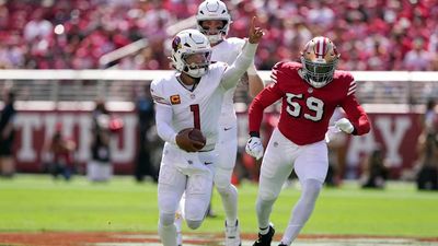 Kyler Murray Celebrates Touchdown Run 43 Yards Before Crossing the Goal Line