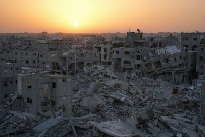 Gaza is in ruins after Israel's yearlong offensive. Rebuilding may take decades