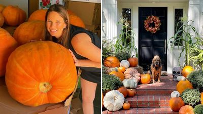 Texas Mom Goes Viral For Elaborate Halloween Pumpkin Displays With $1,000 Price Tags