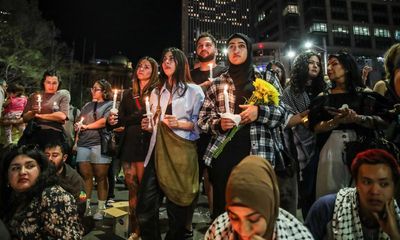 ‘We refuse to let hatred take hold’: Sydney mourners remember Palestinian and Lebanese lives lost since 7 October