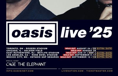 Oasis immediately sell out North American tour dates