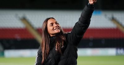 Elena Sadiku urges Celtic players to believe they belong in the Champions League