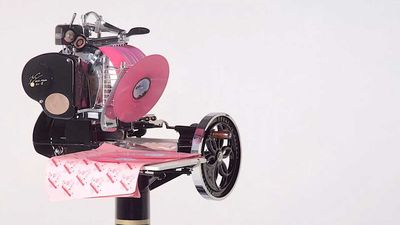 You can buy a vintage ham slicer for $34,000 but the 'ham' is made from pink vinyl copies of Pink Floyd's Animals