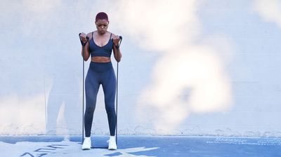 I swapped my weights for resistance bands for a month—here’s why you should, too