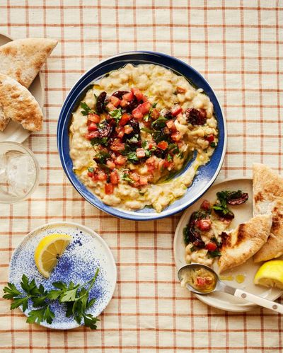 Georgina Hayden’s recipe for ful medames with charred olives