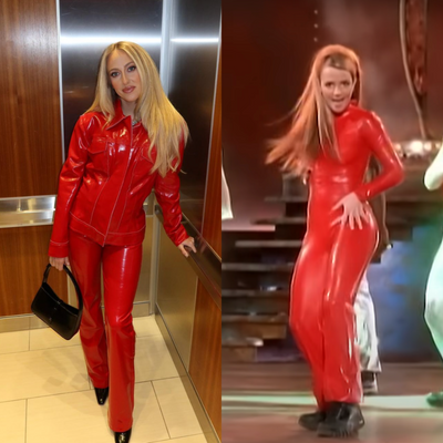 Brittany Mahomes Shows Up to the Chiefs Game in Her Britney Spears Best