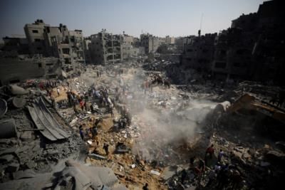 Israeli Bombs Target Jabalya Refugee Camp In Gaza