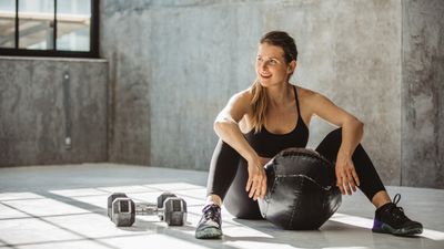 I tried using a medicine ball for a month and I couldn't believe the results