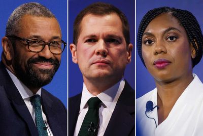 Tom Tugendhat knocked out of Tory leadership contest as James Cleverly sees huge boost to campaign