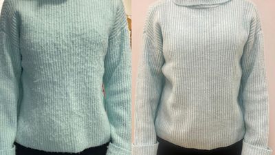 This amazing £15 debobble gadget has made my knitwear like new – the before and after photos are remarkable