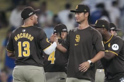 Tempers Flare As Padres Even Series With Dodgers